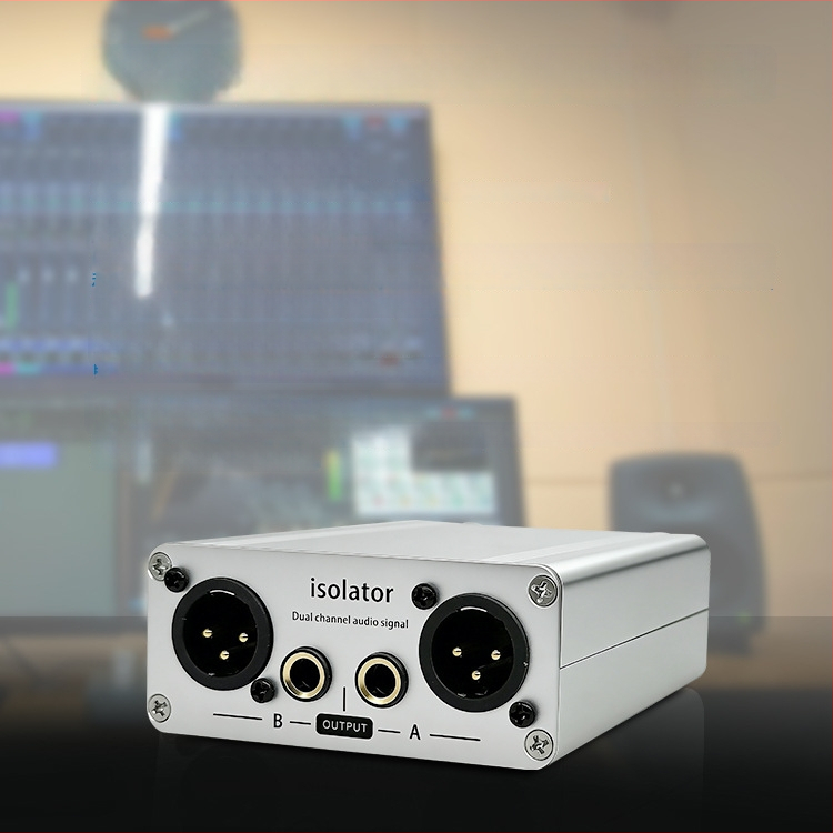 Audio izolator DI box – uklanja šum uz uzemljenje i hum, audio filter, uravnotežena impedancija instrumenta