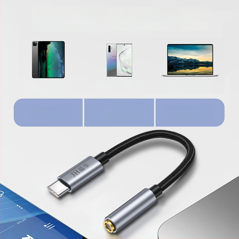 Type-C σε 3,5 mm audio adapter για Android – Μοντέλο CTO3.5, Μάρκα JH, Κωδικός A55