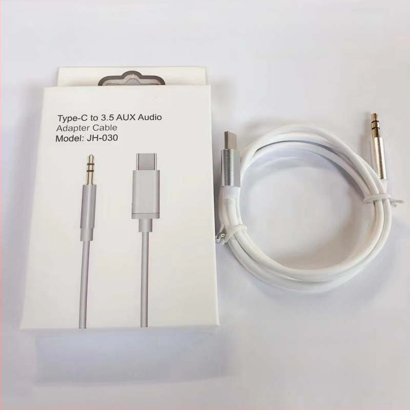 Καλώδιο μετατροπής Type-C σε 3,5 mm ψηφιακού ήχου, πλεκτό, συμβατό με Apple Type-C, μοντέλο 121