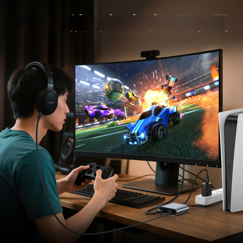 4K HDMI audio splitter sa SPDIF-om i 3,5 mm digitalnim optičkim zvukom, visoka razlučivost, kompatibilan s Nintendo Switch, PS4 i PS5