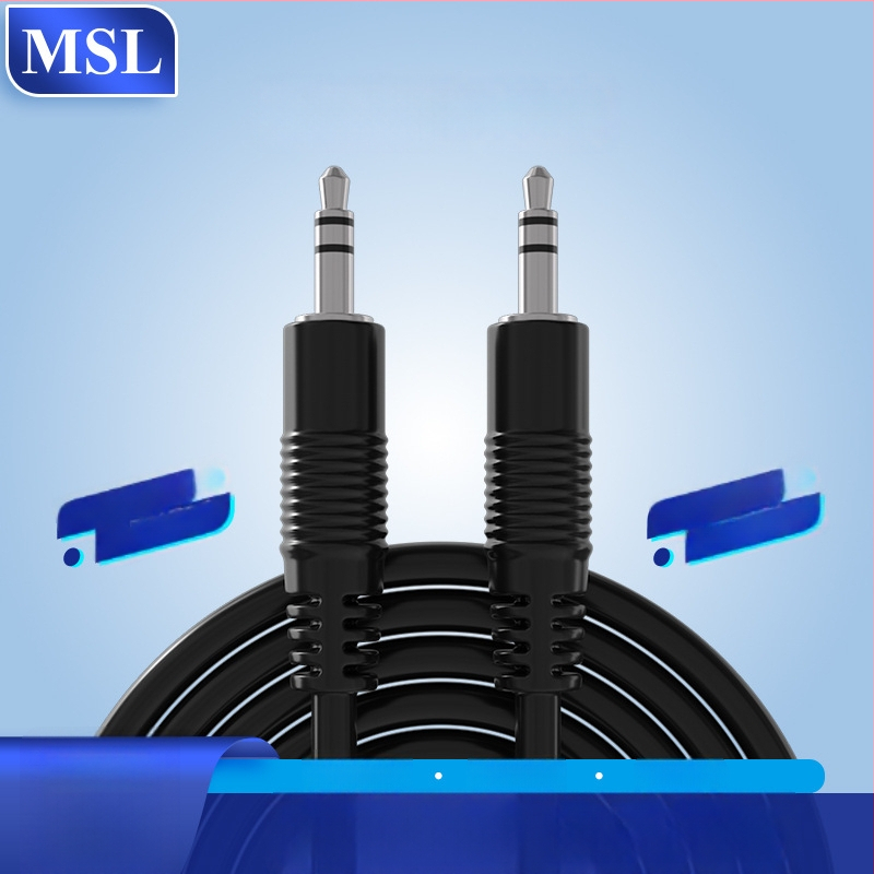 Msl auto AUX audio kabel, 3,5 mm muški–muški, niklirano, jezgra od bakra bez kisika