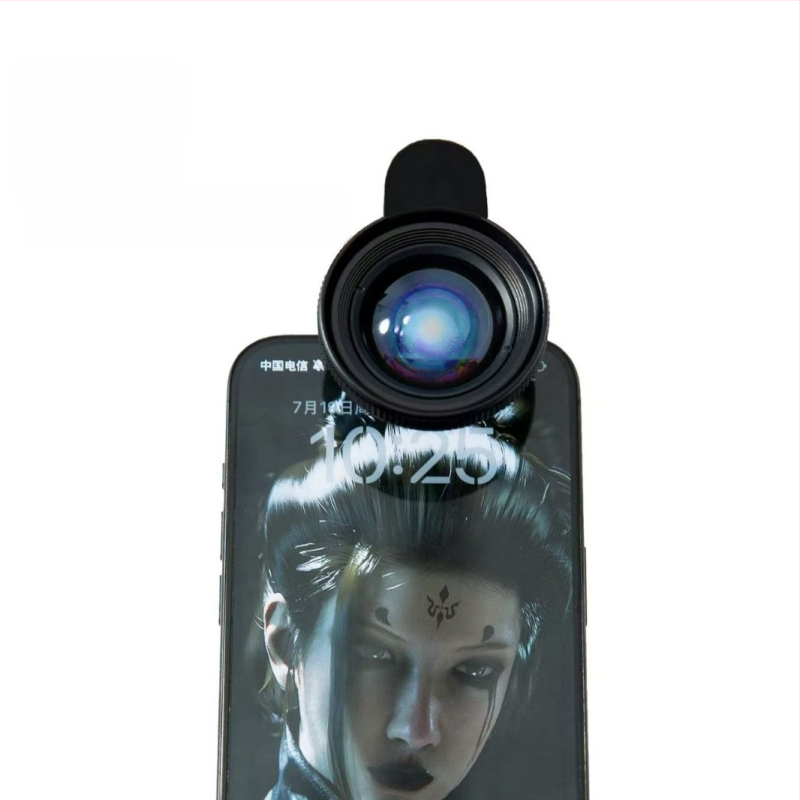 18 mm širokokutni objektiv za pametne telefone, 180° vidno područje, vinjetiranje i izobličenje, za selfije i prijenos uživo