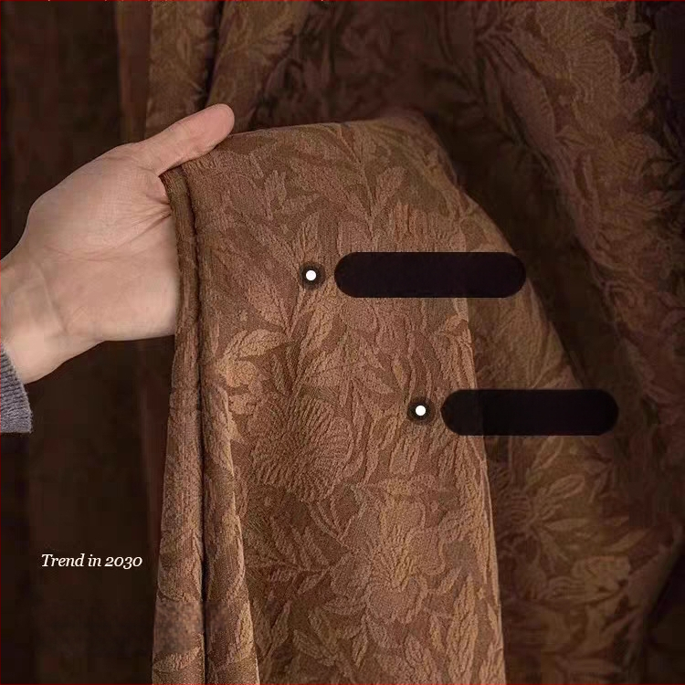 Zavjese s reljefom ruže u francuskom stilu, debeli Chenille jacquard blackout materijal za dnevni boravak, spavaću sobu i radnu sobu