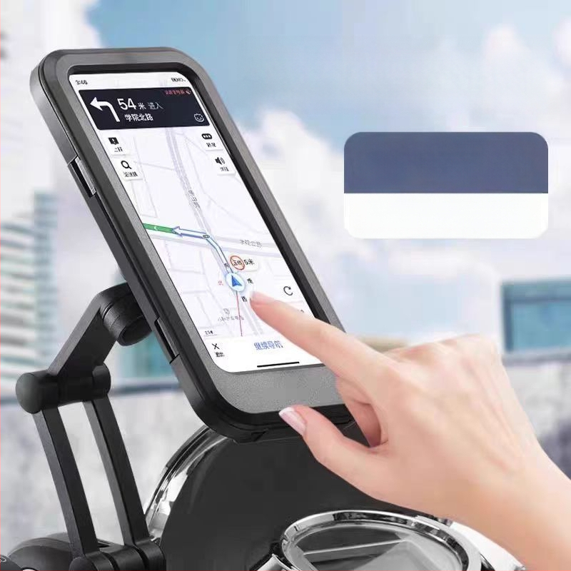 Držač za telefon za električni motocikl s navigacijom, otporan na udarce, za cestu i planinsku vožnju, Snap-On montaža, kompatibilan s instrument pločom