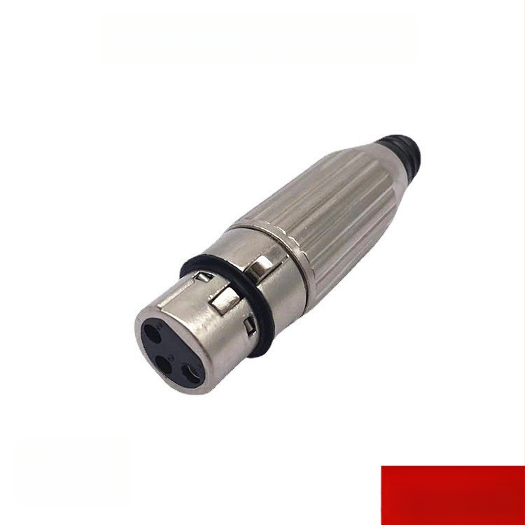 Premium potpuno metalni XLR ženski konektor, 3-pinski, za mikrofon i mikser