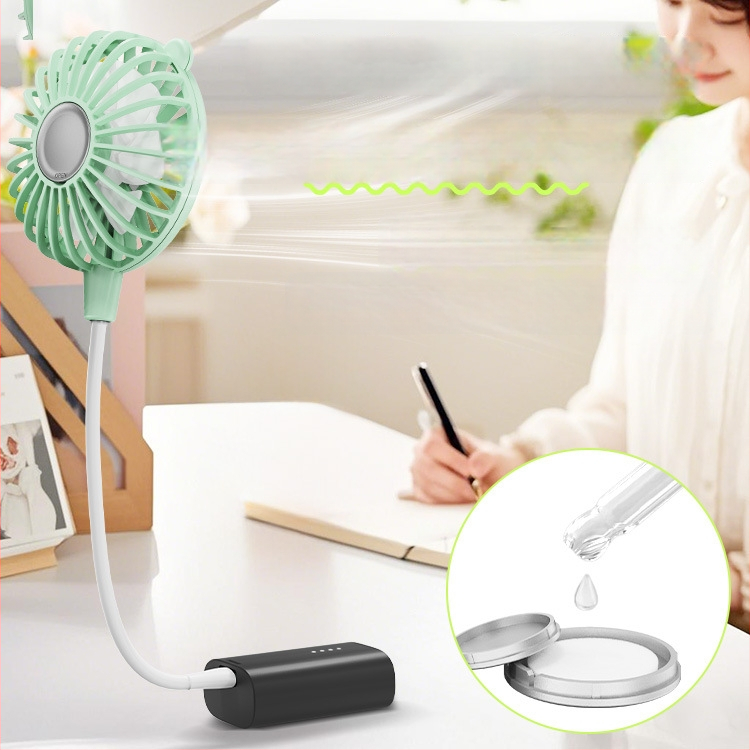 USB stolni ventilator s motorom bez četkica, 6 lopatica, 3 brzine, noćno svjetlo