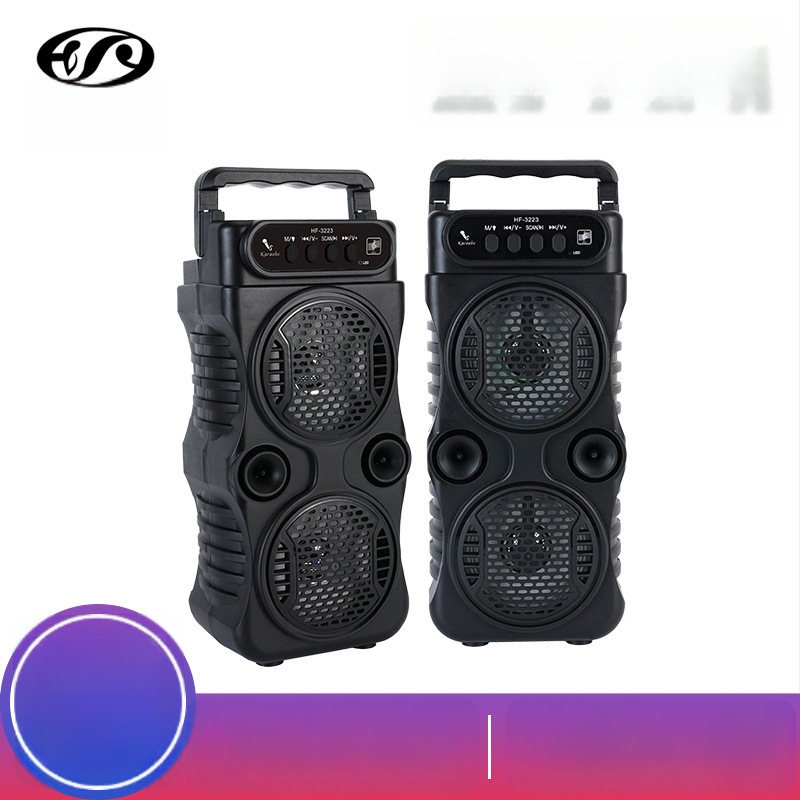 Mini Bluetooth zvučnik za računalo s dva zvučnika, USB/TF karticom – prenosni, vanjski, višefunkcionalni