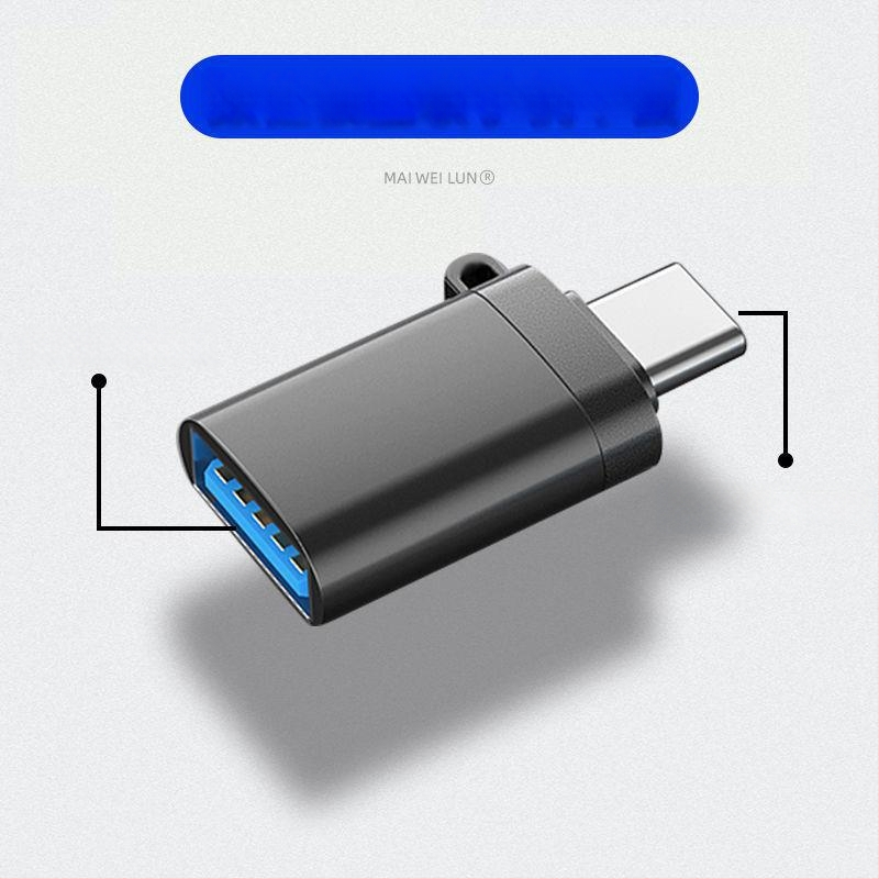 OTG USB 3.0 Type-C adapter za Android uređaje; kompatibilan s USB flash pogonima, tabletima i prijenosnim računalima.