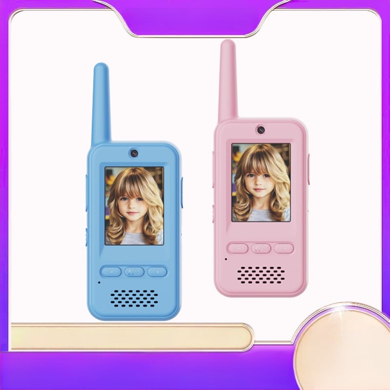 Dječji walkie-talkie s video pozivom, interakcija roditelj-dijete, bežična dugotrajna komunikacija, mini telefon za dječake i djevojčice