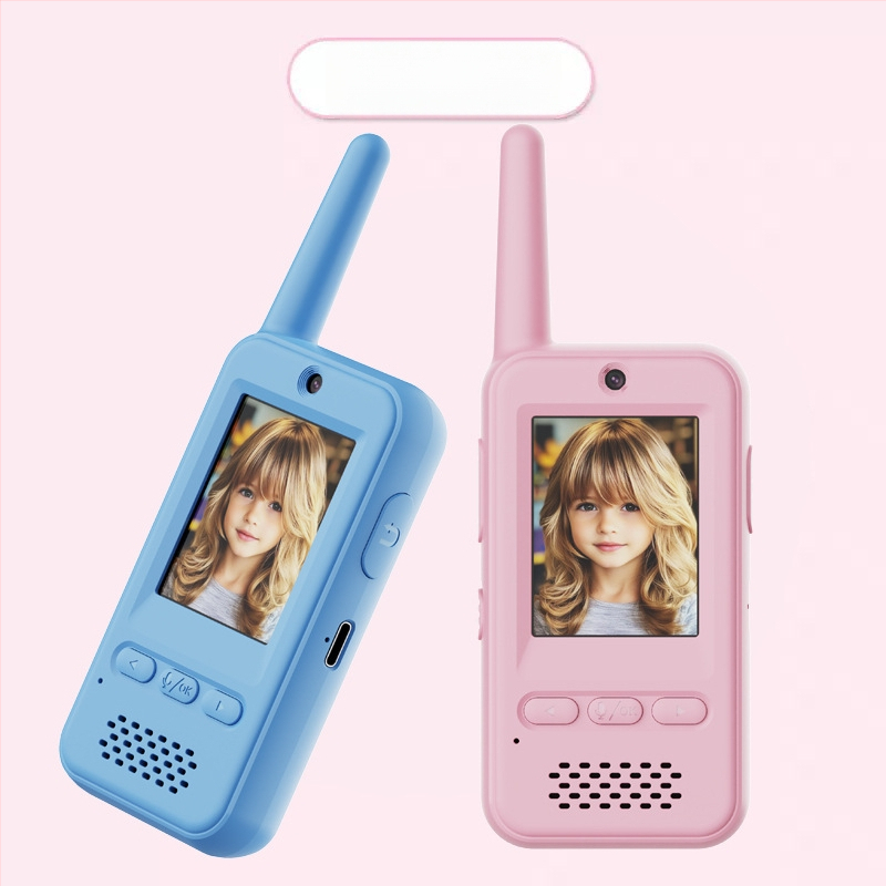 Dječji walkie-talkie s video pozivom, interakcija roditelj-dijete, bežična dugotrajna komunikacija, mini telefon za dječake i djevojčice