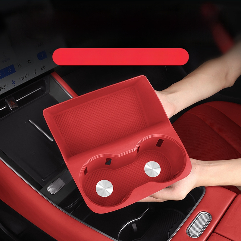 S7 silikonasta podloga za čaše za unutrašnjost automobila, bežično punjenje, dekor centra konzole, podmetač pretinca na vratima, auto dodaci