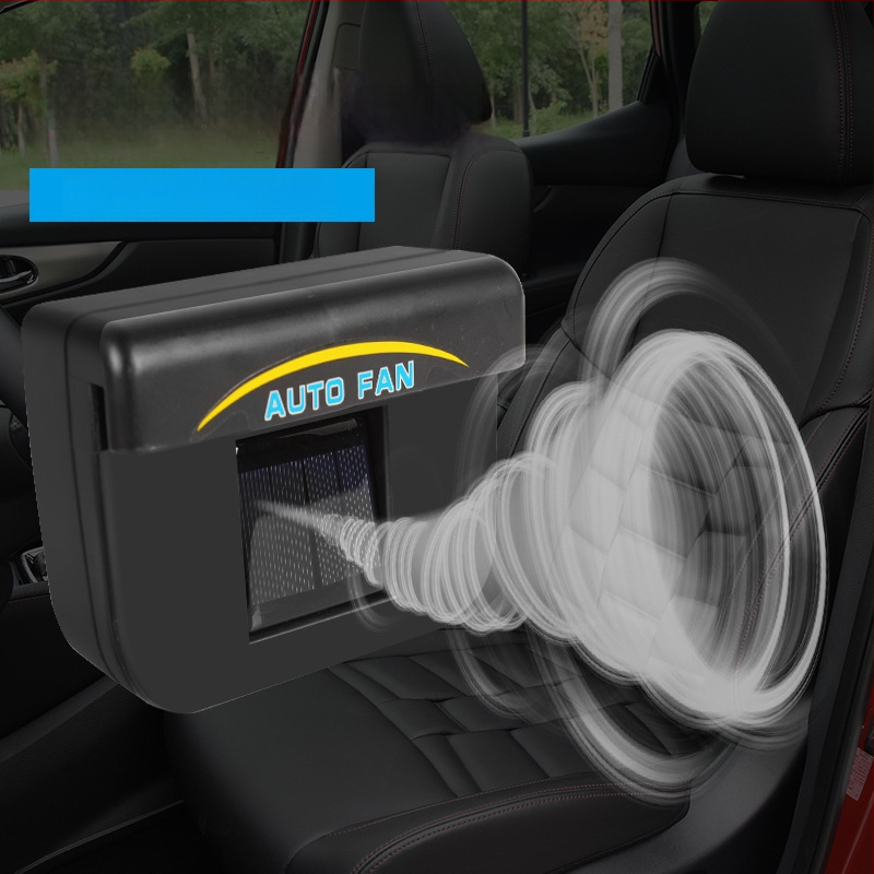 Solarni ventilator za automobil za cirkulaciju zraka, uklanjanje mirisa i hlađenje u vozilu