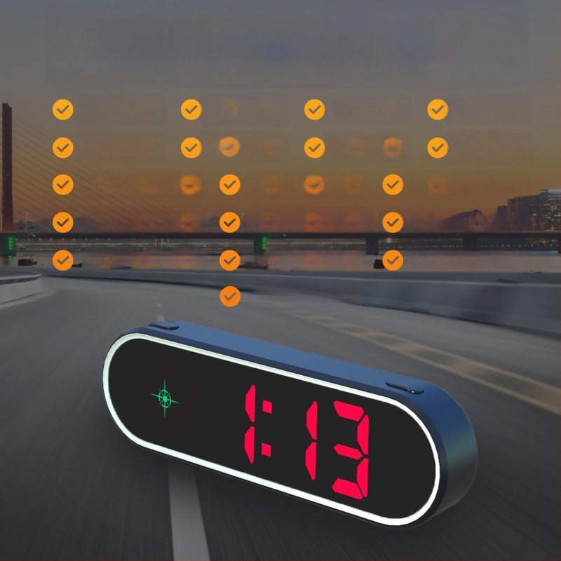 Bezdrôtový HUD do auta s GPS/Beidou – univerzálny tachometer a viacfunkčný prístroj