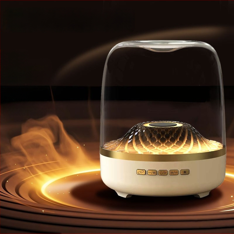 Harman Bluetooth subwoofer zvučnik s staklenim dizajnom, bežični stolni zvučnik za kućnu glazbu, 360° surround zvuk s RGB osvjetljenjem