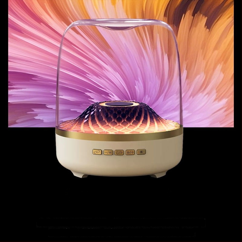 Harman Bluetooth subwoofer zvučnik s staklenim dizajnom, bežični stolni zvučnik za kućnu glazbu, 360° surround zvuk s RGB osvjetljenjem