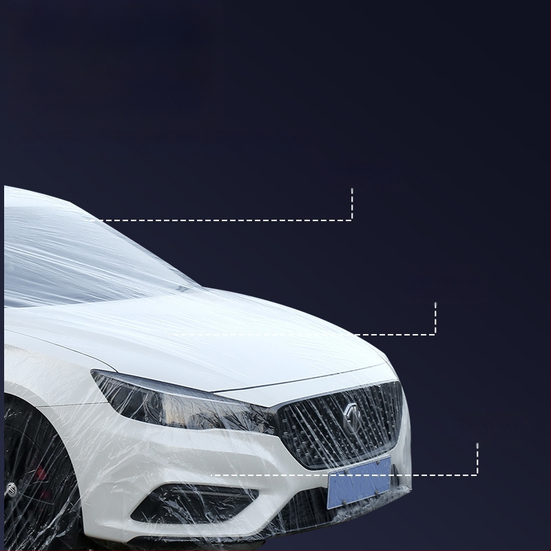Jednokratna navlaka za automobil za sve sezone, zaštita od sunca, kiše i prašine, potpuno pokrivanje vozila, zaštita od tuče.