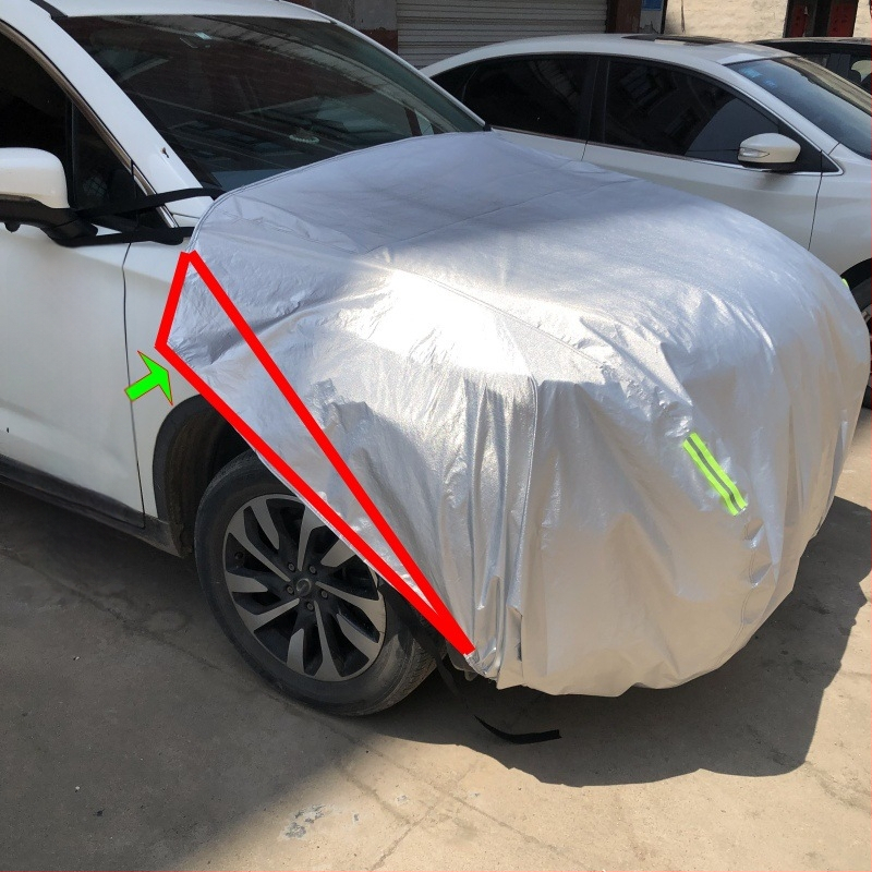 Zaštitni pokrov haube automobila protiv mačaka, ptica, lišća i prašine