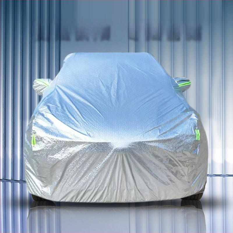 Pokrov automobila od mozaik aluminijskog filma, univerzalan za sve sezone, zaštita od sunca i prašine