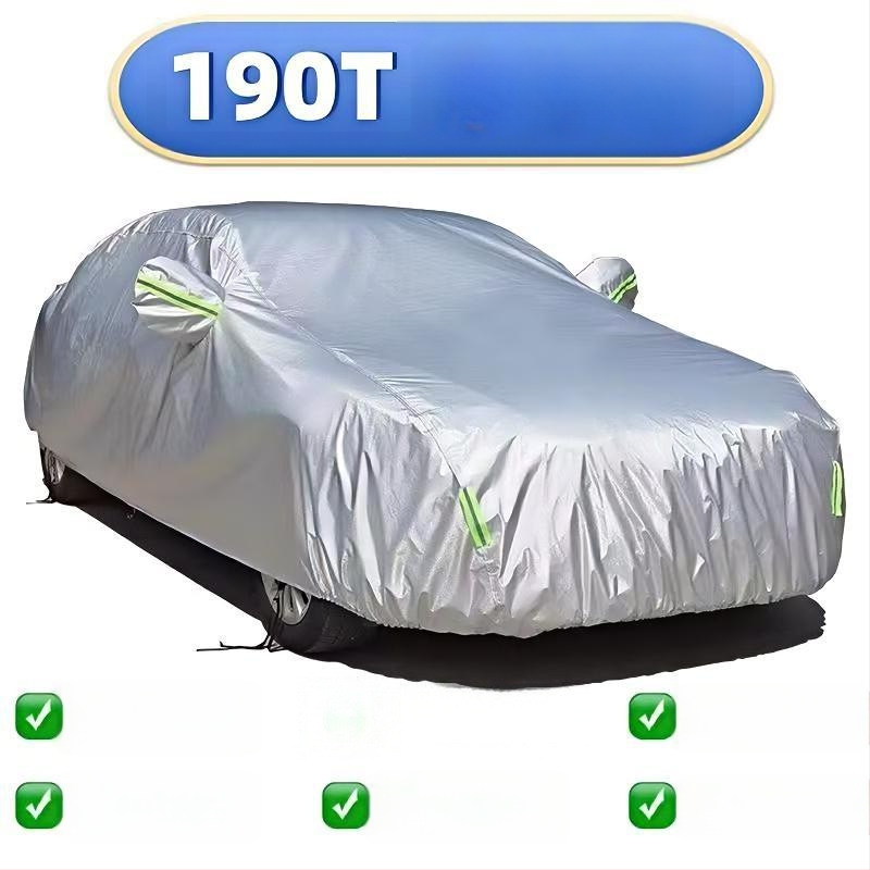 Pokrov za auto od Oxford materijala, UV zaštita, 190T, jednostruki srebrni premaz, poliester tafta