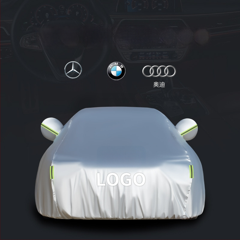 Poklopac za automobil od Oxford platna, potpuno prekrivanje, debeli, zaštita od sunca i kiše, izolacija, univerzalan za sve sezone