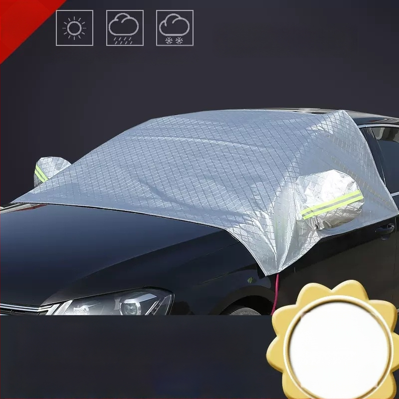 Novi auto suncobran – polupokrivač s aluminijskom folijom, zaštita od sunca i toplinska izolacija za hatchback i SUV