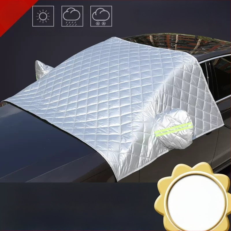 Novi auto suncobran – polupokrivač s aluminijskom folijom, zaštita od sunca i toplinska izolacija za hatchback i SUV