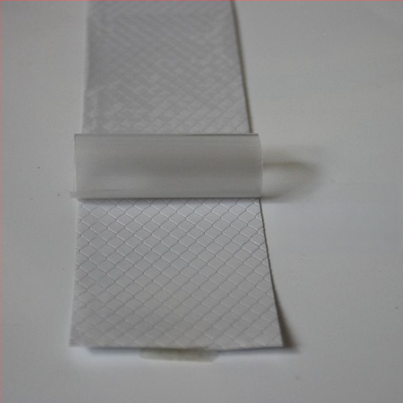 Reflektirajuća upozoravajuća naljepnica za kamione i karoserije cisterni, čisto bijela s biserno-srebrnim odsjajem, širina 5 cm
