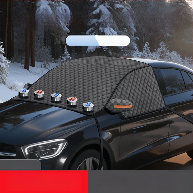 Magnetska zaštita od snijega za prednje staklo automobila, zimska debela verzija