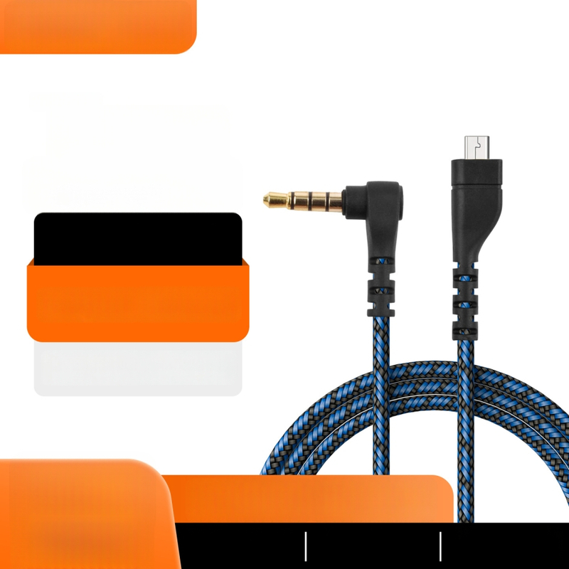 Pleteni kabel za slušalice s 8‑pin konektorom, kompatibilan sa SteelSeries Arctis 3/5/7 Pro