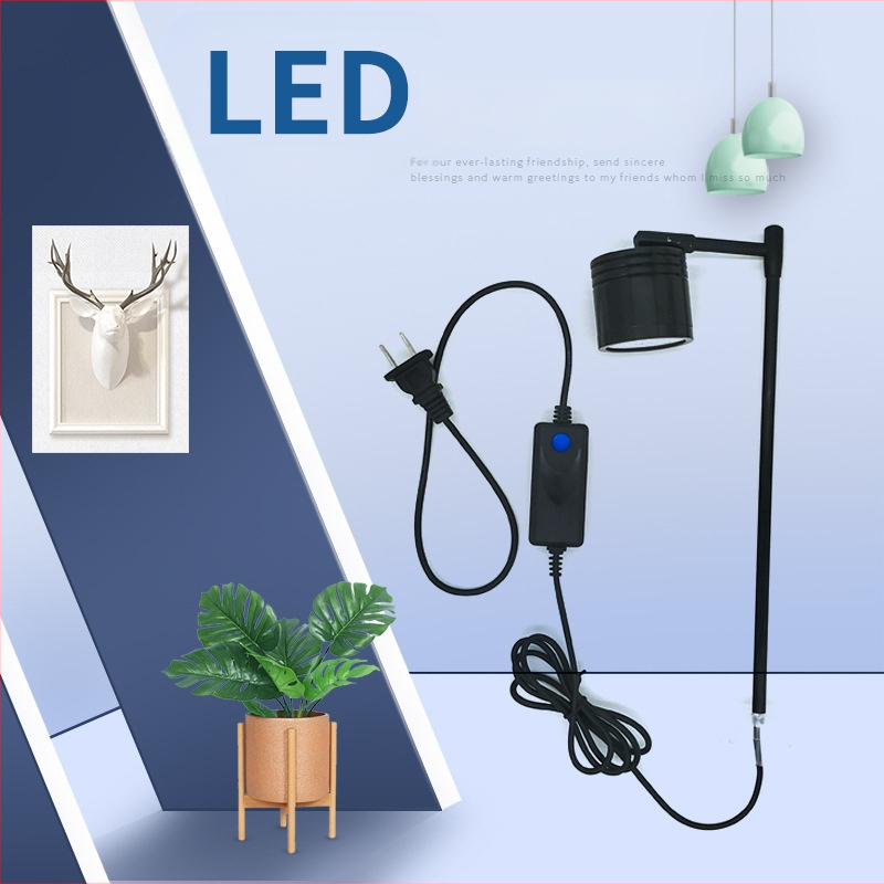 LED reflektor za akvarij s punim spektrom, clip-on, za male akvarije i dekoraciju vodene biljke