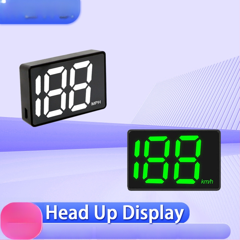 GPS HUD Head-Up displej pre auto – Rýchlomer s km/h alebo mph, univerzálne