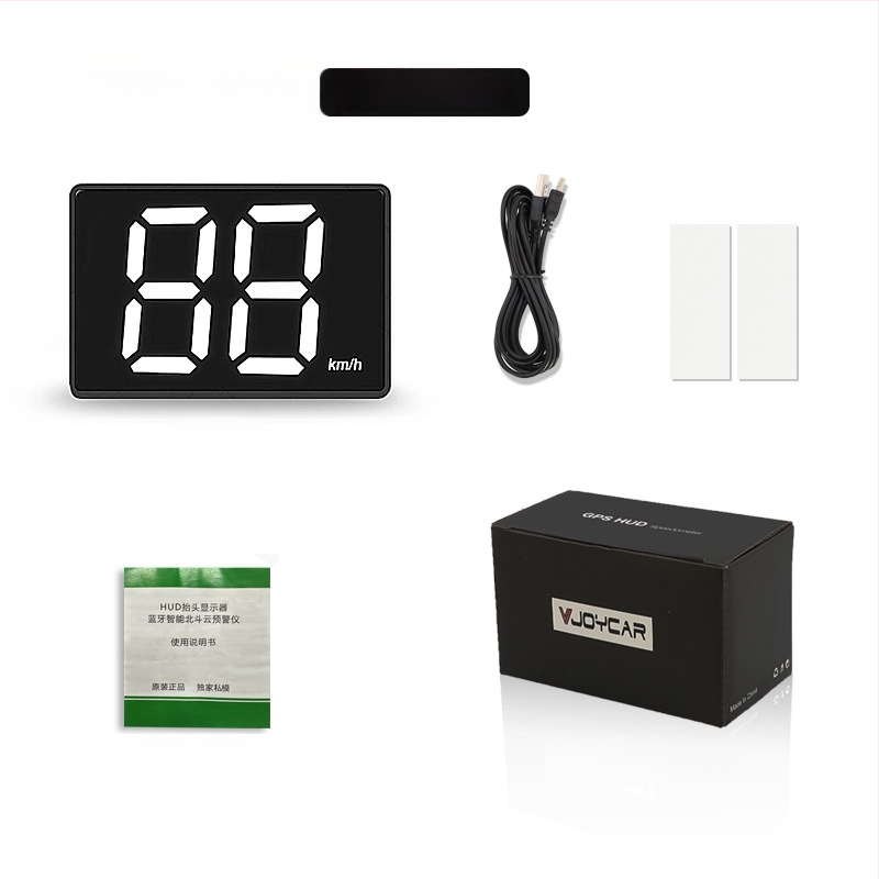 GPS HUD Head-Up displej pre auto – Rýchlomer s km/h alebo mph, univerzálne