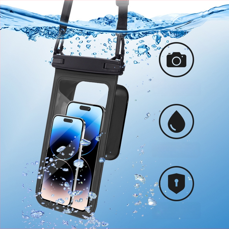 PVC vodootporna torbica za telefon, za plažu, plivanje i rafting — kompatibilna s dodirnim zaslonom, vrhunske kvalitete