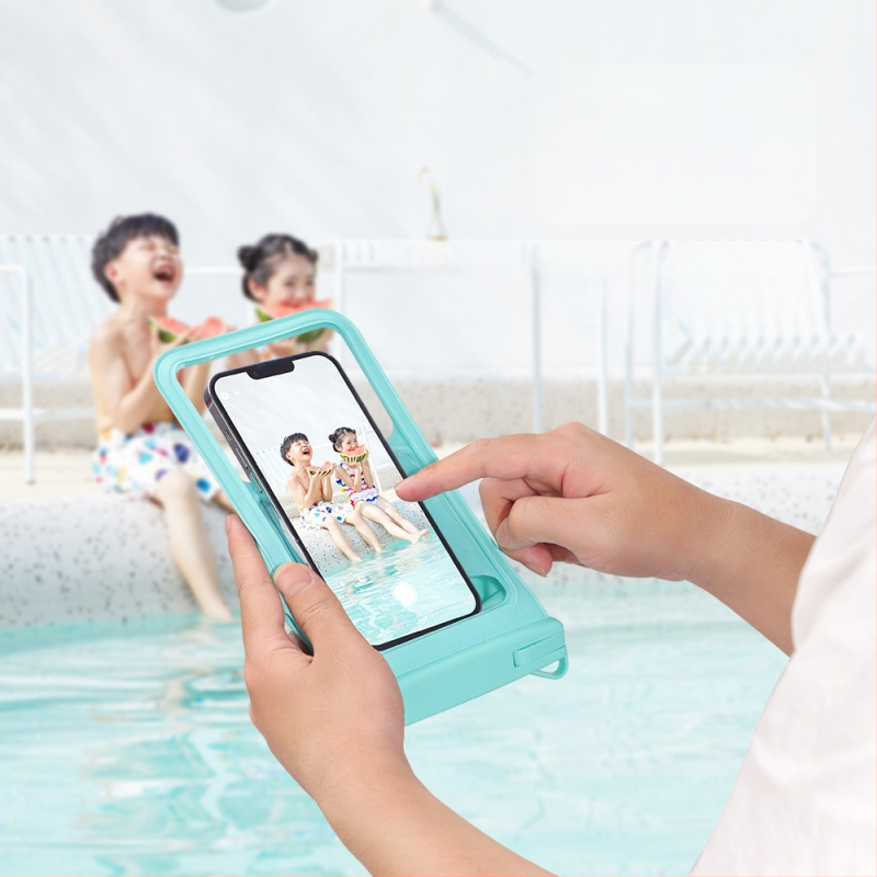 PVC vodootporna torbica za telefon, za plažu, plivanje i rafting — kompatibilna s dodirnim zaslonom, vrhunske kvalitete