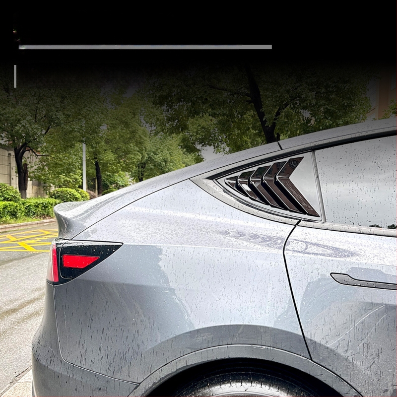Lamelirane dekorativne naljepnice za prozore za Tesla Model Y 2020+ — prilagođeni dodaci za modifikaciju automobila