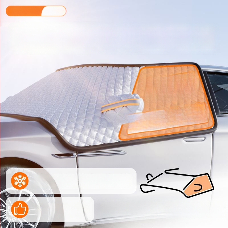 Auto suncobran za prednje vjetrobransko staklo od aluminijske folije, toplinska izolacija, zaštita od snijega i smrzavanja