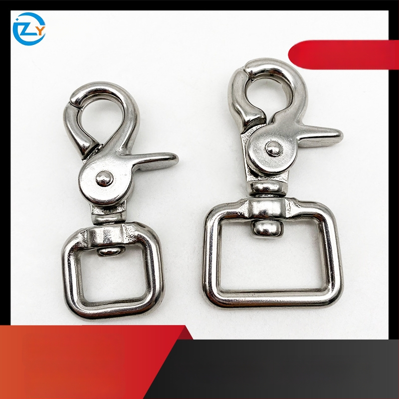 Nehrđajući čelični jahtni hardver: scissor hook, spring hook, privjesak za ključeve, lobster clasp, diving hook
