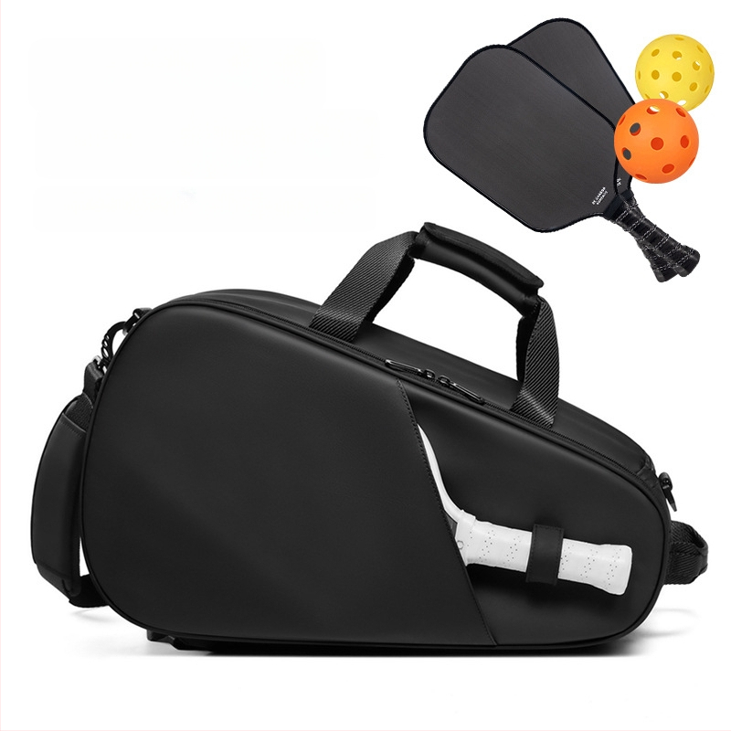 Pickleball ruksak za pohranu, unisex, velik kapacitet, može se nositi kao crossbody ili ruksak, odjeljak za suho–mokro, sportska torba za badminton i tenis