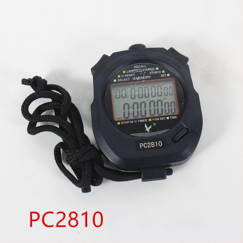 Tianfu pc396 Elektronička štoperica i mjerač vremena za trčanje i atletiku, s funkcijom pauze, mjerenje za suce