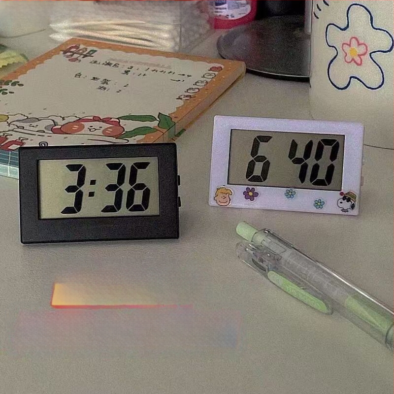 Mini prijenosni stolni sat – sladak, tih, kompaktni digitalni sat s velikim brojevima