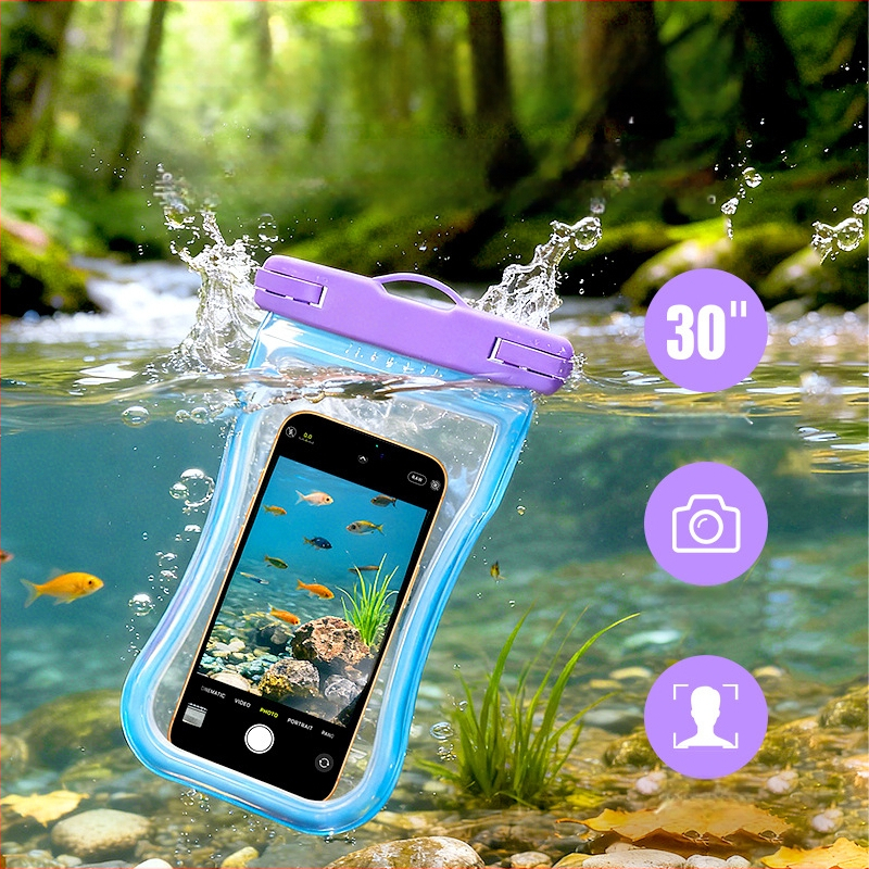 Nafukljiva vodootporna torbica za mobitel – za plivanje, ribolov, rafting i ronjenje, moderan dizajn