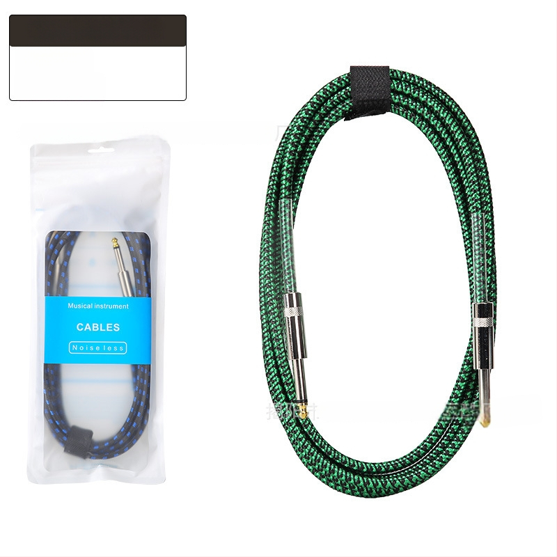 6,5 mm audio kabel, muško–muški, za električnu gitaru i bas, s zaštitom (ekranom), pogodan za pojačalo i mikser