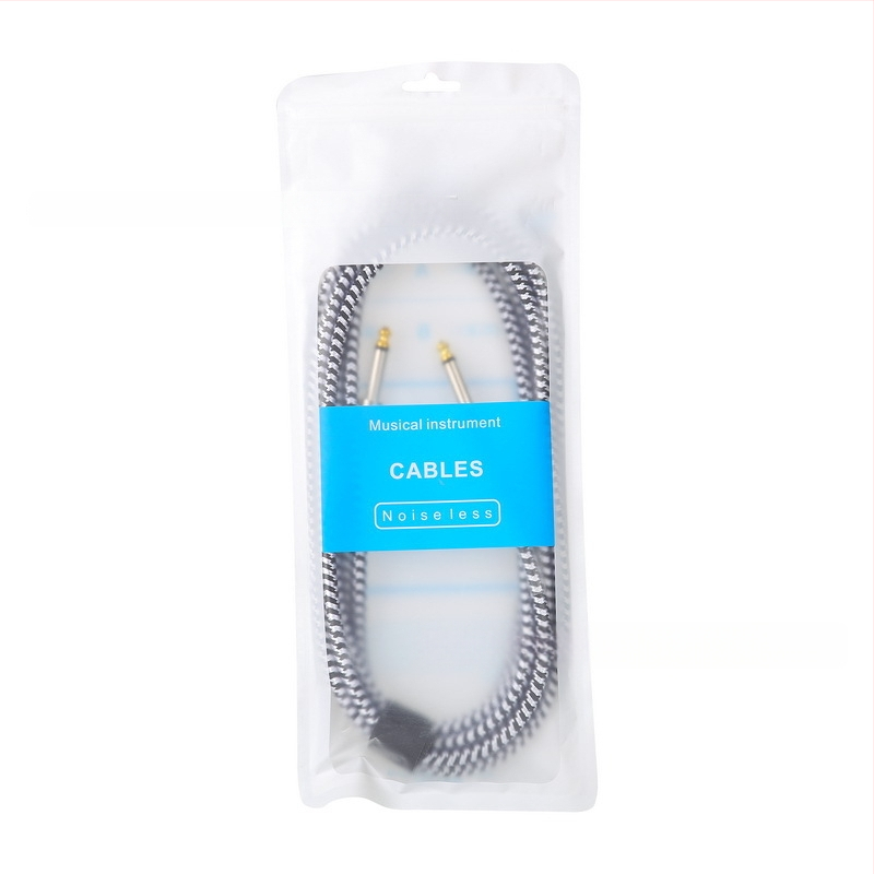 6,5 mm audio kabel, muško–muški, za električnu gitaru i bas, s zaštitom (ekranom), pogodan za pojačalo i mikser
