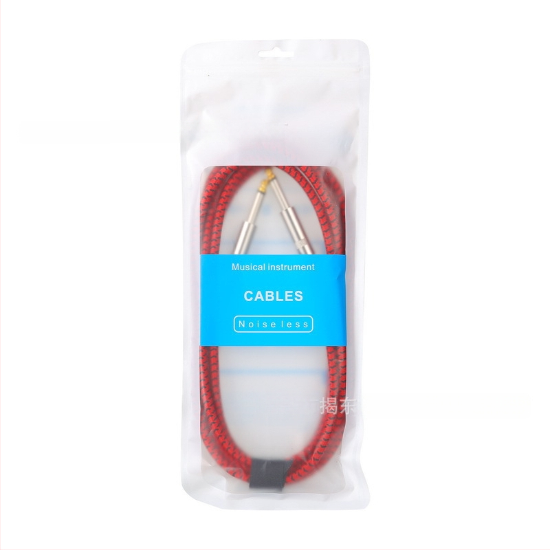 6,5 mm audio kabel, muško–muški, za električnu gitaru i bas, s zaštitom (ekranom), pogodan za pojačalo i mikser