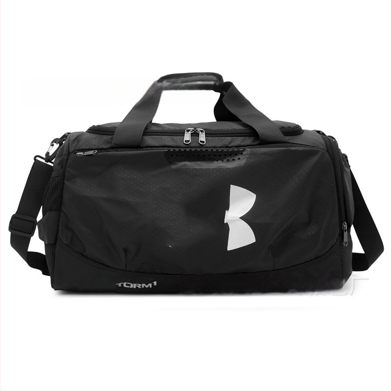 Sportska torba s odjeljkom za suho/mokro, velika kapaciteta, crossbody torba s natpisom, putna i fitness torba s jastučastim remenom