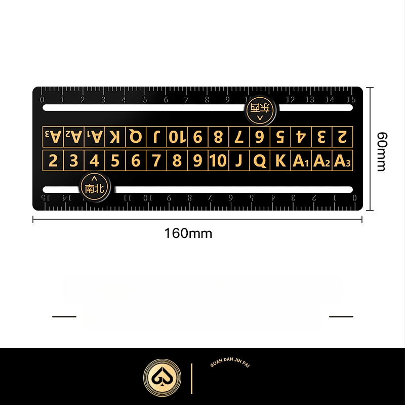 Guandan metalna tablica bodova i registrator karata
