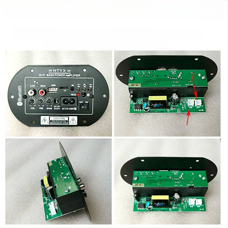 Placă de bază audio pentru mașină, cu USB, amplificator Bluetooth, subwoofer, slot pentru card de memorie 610