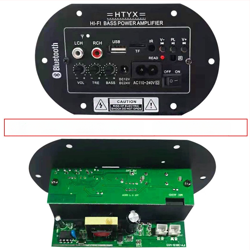Placă de bază audio pentru mașină, cu USB, amplificator Bluetooth, subwoofer, slot pentru card de memorie 610