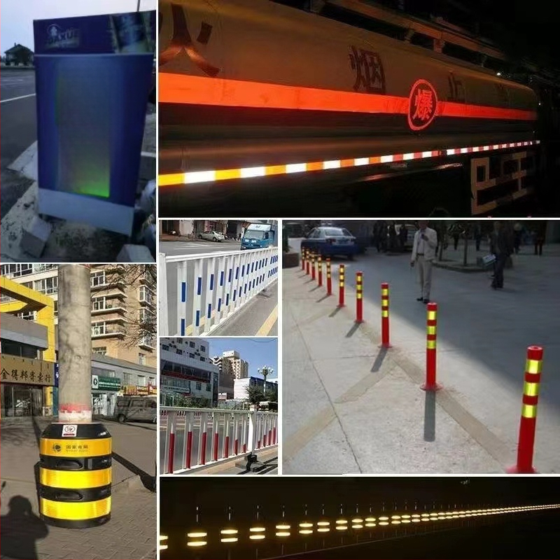 Prilagodljiva jednofarbna reflektirajuća sigurnosna traka za automobil, vodootporna upozoravajuća traka visoke vidljivosti
