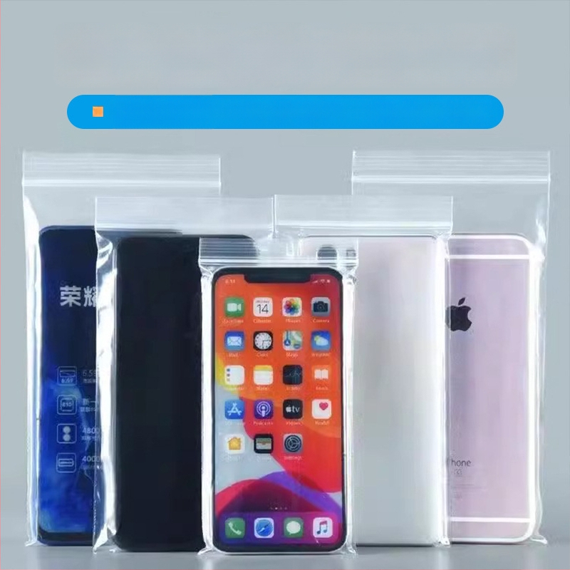 Prozirna ojačana torbica za telefon sa zatvaračem, vodootporna i otporna na prašinu, kompatibilna s dodirnim zaslonom